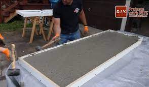 Outdoor kitchen concrete countertops diy. How To Make Concrete Counters For An Outdoor Kitchen Diy Pete