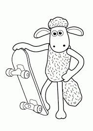 11 Shaun The Sheep Coloring Page In 2020 Shaun Das Schaf Ausmalbilder Schafe Cartoon