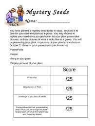 Mystery Seed Project Inquiry Learning Elementary Science Science Projects