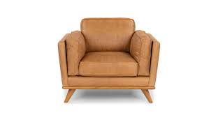 While the most popular place to introduce accent seating is in the living room, these versatile chairs can also liven up the look of a dining room, entryway, office or bedroom. Tan Leather Armchairs Article