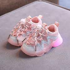Children Luminous Shoes Spring Boys Girls Sports Shoes Baby Flashing Led Lights Meshchildren Sneakers Babytoddler Girlshoes Sneakers Aliexpress