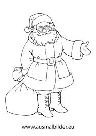 Ausmalbild Nikolaus Mit Brille Ausmalbilder Weihnachtsmann Ausmalbilder Nikolaus Weihnachtsmann