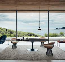 table salle a manger knoll table ovale marbre noir blog deco mlc table salle a manger table ovale et salle a manger table ronde