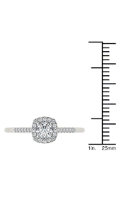 Imperial Diamond 1 2 Carat T W Diamond Single Halo 10kt White Gold Engagement Ring Single Halo Carat White Gold Engagement Rings Imperial Diamond Diamond