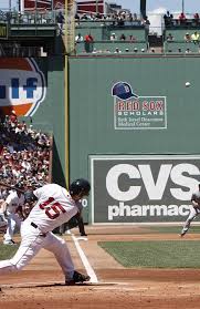 Boston Red Sox S Dustin Pedroia Hits A Two Run Double Against The San Diego Padres During The First Inning Of A Baseball Ga Red Sox Nation Red Sox Red Sox Baby