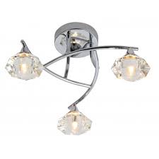 Best bathroom ceiling lights fixtures reviews (modern bathroom lighting). Spa 28326 Chr Reena 3 Light Bathroom Flush Ceiling Light Chrome