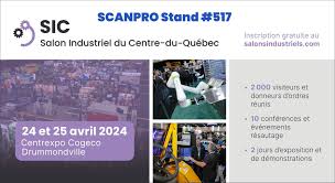 Rencontre Innovante : Scanpro Inc Illumine le Salon Industriel du  Centre-du-Québec 2024