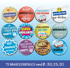 72 Images Digitales Ambulanciere Ambulancier Rond Images Cabochons Metier Infirmiere Hopital Bijoux Badge Ambulancier Metier Infirmiere Metier