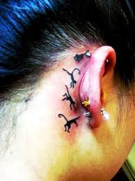 Macacos Pulando Monkey Tattoos Small Tattoos Tattoos For Childrens Names
