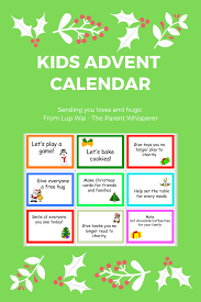 Christmas Advent Calendar Lup Wai Parent Whisperer Advent Calendars For Kids Christmas Advent Calendar Kids Calendar