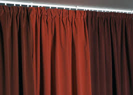 Molton trevira cs meterware 350g/m² weiß 3m breit. Buhnenvorhang Theater Vorhang Schienen Elektrisch