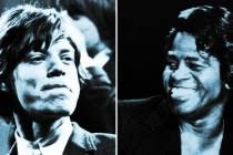 Jim Carroll welcomes Keith Richards onstage, 1980.