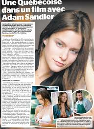 Kim Cloutier tourne avec Adam Sandler