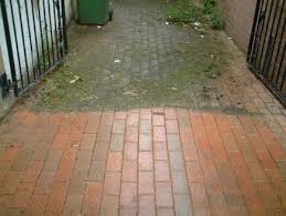 Power Wash Before And After This Is The Magic Of Pressure Washing Brick Patios How To Clean Brick Pressure Washing