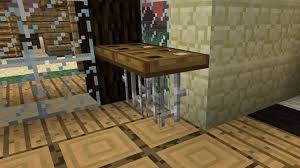 Table, a possible unimplemented block crafting table, a block that is used to craft items enchantment table, which allows players to enchant tools, armor, and books for the cost of experience fletching table, a villager job site block cartography table, a table to zoom out, copy and lock maps smithing table, a table that can be used to upgrade diamond tools to netherite. Minecraft Table Designs Minecraft Furniture