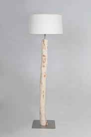 Holz Lampen Stehleuchte Mit Stamm 160 Cm
