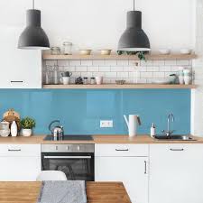 Kuchenruckwand Meerblau Kuche Spritzschutz Spritzschutz Kuchen Ruckwand