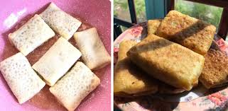 Ada yang warna merah dan ada sagunya yang warna hijau. Kuih Ropa Terengganu Mudah Jer Buat