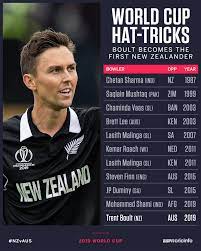 The kiwis are slated to play two test matches and three t20is against sri lanka. Espncricinfo Trent Boult Joined The World Cup Hat Trick Facebook