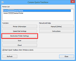 View other models from the same series. Canon Maxify Manuals Quick Toolbox Setting The Destination