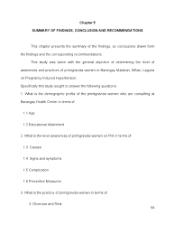 Although some noticeable findings emerged. Chapter 5 Summary Of Findings Conclusion And Recommendations Hypertension Pregnancy