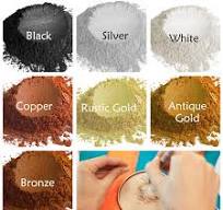 Metallic Pigment Powder for Epoxy Resin, Copper/Silver/Gold/Black/Pearl  White Mica Powder, Fine Real Mica Metal Dye for Kintsugi, Painting Arts, ...