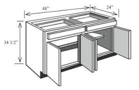 Check spelling or type a new query. B48 Kitchen Base Cabinet 48 W X 34 1 2 H X 24 D Custom Unfinished Stained Or Painted