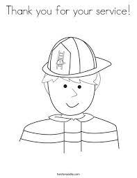 Thank You For Your Service Coloring Page Firefighter Coloring Pages Owl Coloring Pages