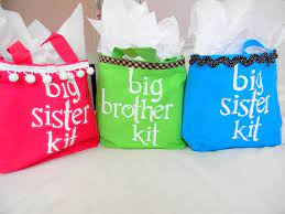 The best gifts for big sisters are the ones that can help ease the anxiety that comes along with welcoming another baby into the home, as well as gifts that can help encourage responsibility. Big Sibling Kit Diy Baby Shower Gifts Baby Shower Gifts For Boys Diy Baby Stuff