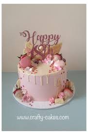 Elegant Rose Gold Elegant 18th Birthday Cake Ideas Female Crafty Cakes 18th Birthday Cake For Girls 18th Pink Drip Cake In 2020 Elegant Birthday Cakes 21st Birthday Cakes 18th Cake