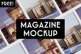 For everyone who is looking to design indoor signage on glass, you better not miss taking a peek at this free mockup template. Magazine Mockup Free Mockup Download