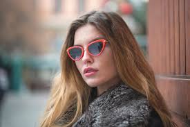 Red Cat Eye Sunglasses