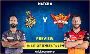 The srh vs kkr ipl match will be telecast live on the star sports 1 hd/sd and star sports hindi 1 hd/sd. Sunrisers Hyderabad Vs Kolkata Knight Riders Myteam11 Fantasy Cricket Tips Prediction Pitch Report On Cricketnmore