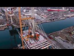 This is the first portion of the project that i'm responsible for: 2019 Drone Footage Gerald Desmond Bridge Replacement Project Youtube