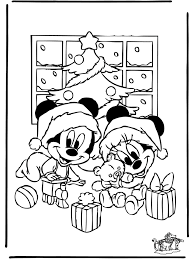 Klik hier om kleurplaten disney in te kleuren! Mickey Mouse Winter Kleurplaat Novocom Top