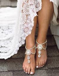 If you ask me, attending weddings in a field or on a beach is great, but finding shoes for an outdoor wedding is not. 54 Cool Beach And Barefoot Wedding Sandals Ideas Weddingomania
