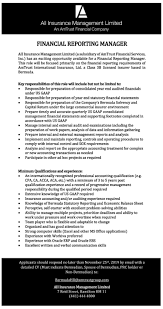 You will also have ownership of the financial reporting process; Financial Reporting Manager The Royal Gazette Bermuda News Business Sports Events Amp Community