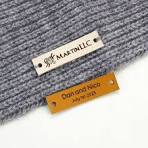 10 Etiquetas Personalizadas De Imitación Cuero Para Coser Y Tejer - A Medida