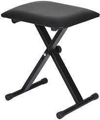 Amazon Com Luonita Piano Bench Adjustable Height X Style Keyboard Bench Padded Comfortable Seat Perfect For Professional Or Home Use Piano Stool Us Shipping