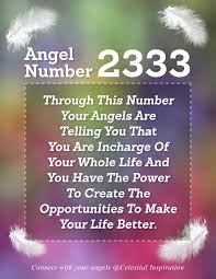 Angel Number 2333 Angel Numbers Told You So Angel Messages