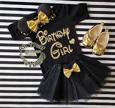 Black And Gold Birthday Party Outfits Black And Gold Glitter Birthday Girl Minnie Birthday Tutu Outfit Age 1 To 6 Birthday Tutu Outfit 1st Birthday Girl Dress Birthday Girl Outfit