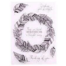 It is very important that before you start making your card, you should have in mind the type of things you would like to put down in the after opening the microsoft word app in your computer, head to the file section > new > blank document. Feathers Words Sending You Strength Thinking Of You Rubber Stamps For Card Making Diy Scrapbooking Clear Christmas Stamps In Kenya Whizz Clear Stamps