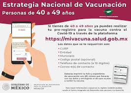 Pasos y requisitos para ser inmunizado en todo méxico méxico continúa con el proceso de vacunación a los adultos entre 40 a 49 años de su. Invitan A Hidalguenses De 40 A 49 Anos A Registrarse Para Vacuna