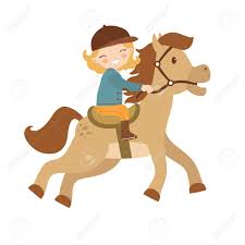 Check spelling or type a new query. Cute Little Girl Riding A Horse Vector Illustration Royalty Free Cliparts Vectors And Stock Illustration Image 45068866