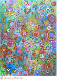 I wanted to bring more original posts here on this blog. Watercolor Pencil Art Lesson Colorful Whimsical Abstract Art Tutorial Art Is Fun