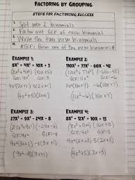 making mathematics magical factoring polynomials algebra help math notebooks making mathematics magical factoring