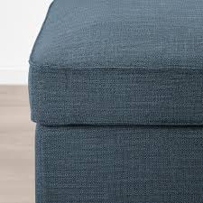 Kivik Hocker Mit Aufbewahrung Hillared Dunkelblau Ikea Osterreich Storage Ottoman Ikea Kivik Ottoman
