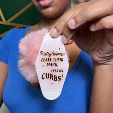 Pretty Women Leave Their Mark Funny Keychains