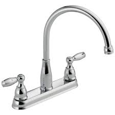 You'll need to remove all of the mounting hardware in order to remove the faucet. Two Handle Kitchen Faucet 21987lf Delta Faucet