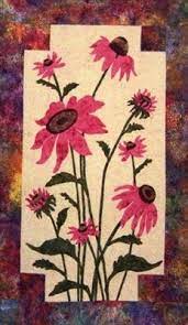 Out Of Stock Coneflower Applique Pattern By Cleo S Design Applique Quilt Patterns Flower Quilts Applique Quilts